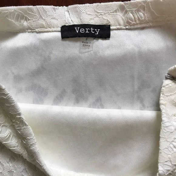 Verty White lace fringe skirt S - Picture 6 of 9